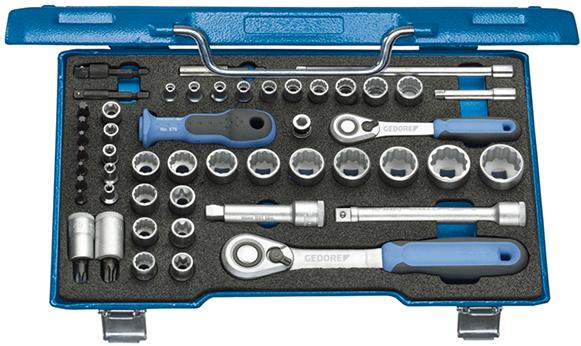 Steckschl.Grt. 1/4+3/8" 50tlg. D30 TX20U-20Gedore