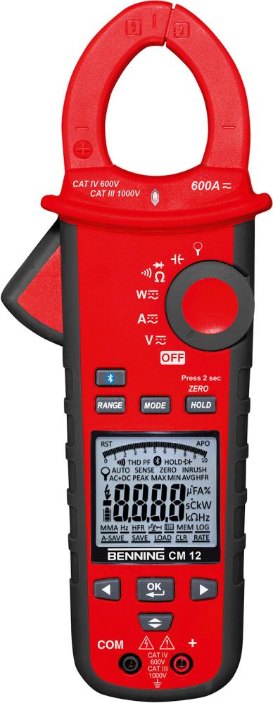 Digital-Stromzangen- Multimeter CM 12 Benning