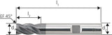 VHM HPC INOX Fräser D6527K 16,00VA Z4HB Carapace+