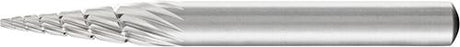 Frässtift HSS Spitzkegelform G 0618 3 6mm 6x18mm Pferd