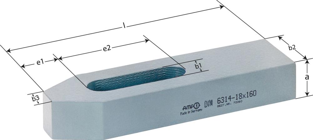 Spanneisen Din6314 22X160Mm Amf 1 - 8824