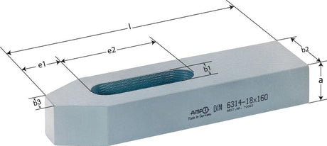 Spanneisen Din6314 22X160Mm Amf 1 - 8824