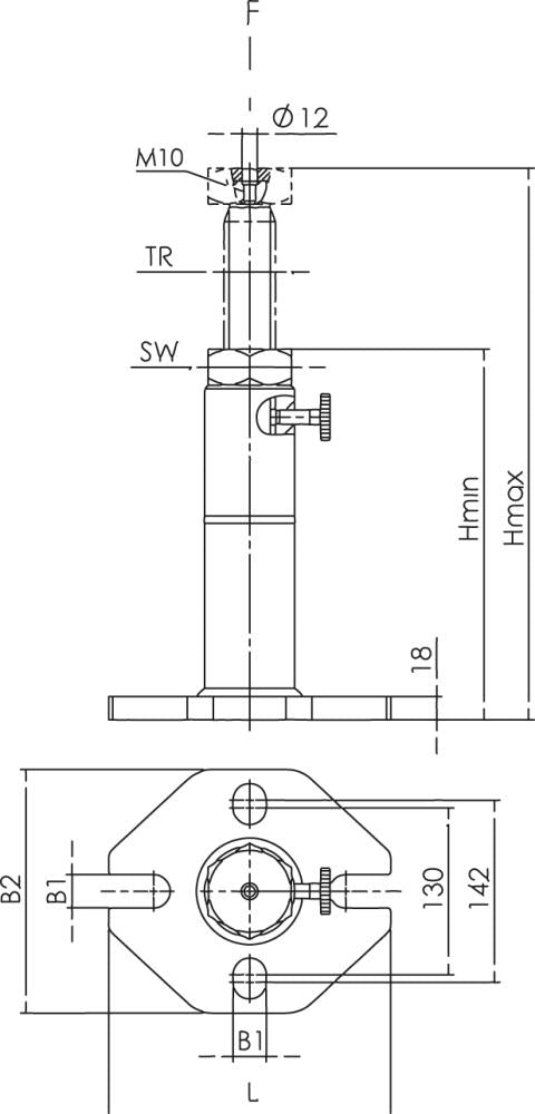 Schraubbock Schwer 280 460Mm Amf 1 - 8211