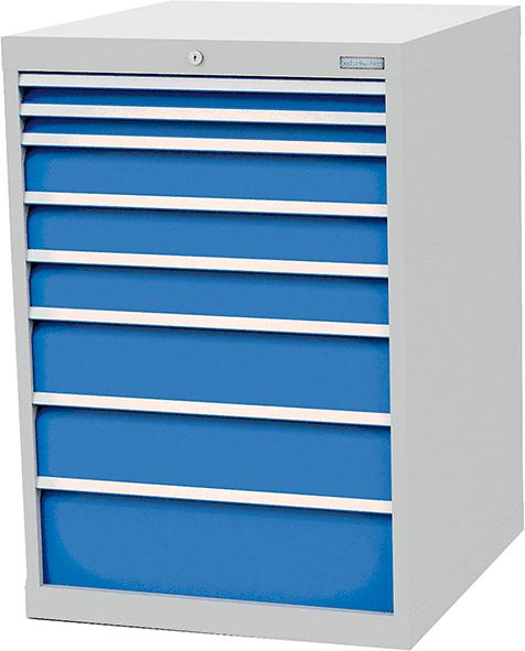 Schubladenschrank T736 705 mm, 8 Sbl. VA