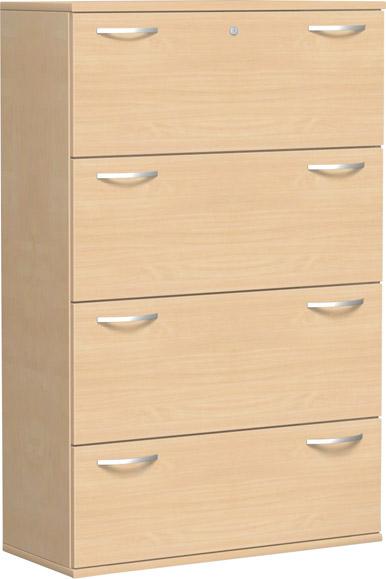 Registr.Schrank Ten,Ahorn1536x1000x425,4OH