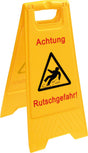 Warnschild Rutschgefahr signalgelb