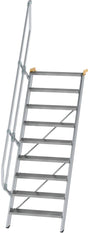 Alu-Treppe 60 Grad 4 Stufen B 600 mm lichte Höhe 970 mm Ausladung 811 mm