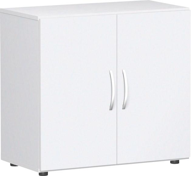 Flügeltürenschrank 2 OH B 800x H 752 T 420 Weiß