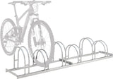 Fahrrad-Bogenparker einseitig, verzinkt L 1400 mm, 4 Plätze