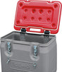 Mobil-Box 250 l Box grau / Deckel rot