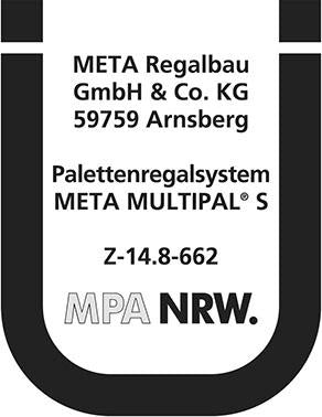 Ständer SR 85/20 H2200xT800 mm verzinkt Multipal