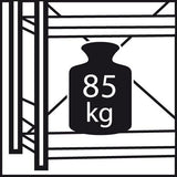 Schraubregal GR 70 kg 3000x1000x400mm 7 Böden verzinkt