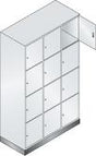 Schließfachschrank 435x360x460 3Abt.