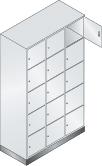 Schließfachschrank 345x360x460 3Abt.