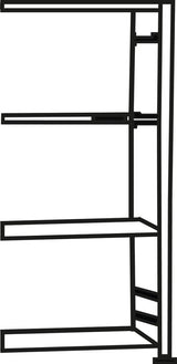 Anbauregal zerlegt HZA 23607 DA, 7 Böden 2350x600x750mm verzinkt