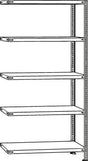 Reifenregal B1300xT400xH3500 mm Anbaufeld 5 Lagerebenen vzk Fachlast 150kg