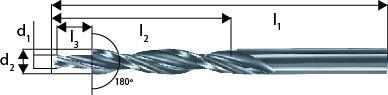 Mehrfasenstufenbohrer D8376 HSS M 4 180G