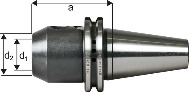 Flächenspannfutter DIN69871ADB SK50 18mm A100 FORTIS, Weldonspannfutter, Flächenspannfutter - 5066