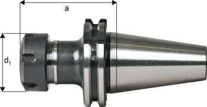 Spannzangenfutter DIN69871ADB SK50 ER40 A160 FORTIS, Spannzange, Spannzangenfutter - 5596