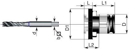 Schnellwechsel Einsatz Fe3 28,0Mm Fortis - 6136