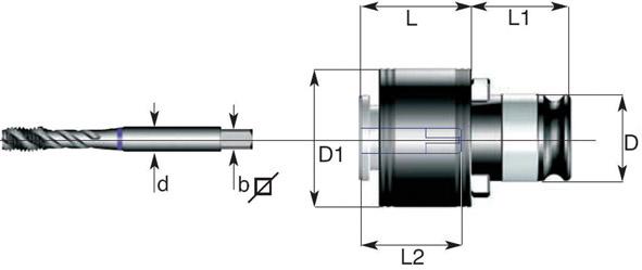 Schnellwechsel Einsatz Es 2 12,50Mm Fortis - 6199